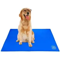 Sonstiges Kühlmatte für Haustiere Selbstkühlendes Pad Matte Bett für Katzen und Hunde XXL 96x81x1 cm