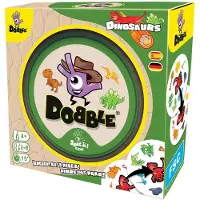 Juegos Dobble Dinosaurs, Beobachtungskartenspiel für Kinder und Erwachsene, 15