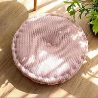 Unyqoos Sitzkissen 40 x 40 x 10 cm – weiches, dickes Kissen mit Füllung aus PP‑Baumwolle, atmungsaktiv, waschbar (Handwäsche 30 °C), mit Tragegriff für Stuhl & Boden