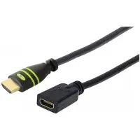 Techly EFB ICOC-HDMI2-4-EXT075 HDMI High Speed mit Ethernet Verlängerungskabel 4K 60Hz 7,5m ICOCHDMI24EXT075
