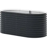 OK-Living Hochbeet Anthrazit 200 x 100 cm, Model 54725