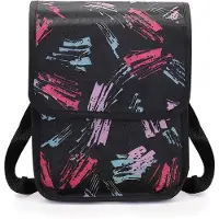 Markenlos Lenkertasche Fahrrad wasserdicht, doppelte Fächer, bunt