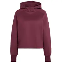Adidas Kapuzensweatshirt SPORTSWEAR "SOFT LUX WINTER KNIT HOODIE", Damen, Gr. XS, lila (maroon), Sweatshirts Kapuzensweatshirt