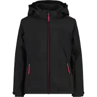 CMP - Girl's Jacket Snaps Hood Twill - Skijacke Gr 104 schwarz