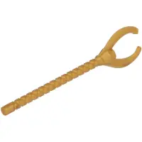 LEGO Gold Minifigur Utensil Pharaoh's Staff mit Forked Ende (93252) – neu