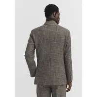 Bugatti Sakko "Regular Fit", Herren, Gr. 58, 80, braun, Sakkos Sakko, Regular Fit Marzotto Wollmix