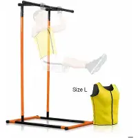 InnovaGoods Fitness-Set Klimmzugstation & Sauna-Sportweste Herren L
