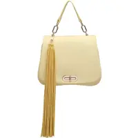 Kassandra Handtasche Damen Serenata Elite Polyester mit abnehmbarem Schultergurt Beige UNICA 26x21x4 cm BEIGE