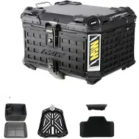 OEM Motorrad-Heckbox, Aluminium wasserdicht, sicheres Schlossmechanismus, Rüstung-65L