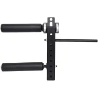StarTech.com Beinstrecker-Aufsatz für Kniebeugenständer - Verstellbarer Beinbeuger-Aufsatz - 26-mm-Öffnung - Für Hantelscheiben - Krafttraining