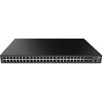 LevelOne EFB GEL-5271 52-Port L2 Plus Managed Gigabit Switch, 48 x Gigabit RJ45, 4 x Gigabit SFP GEL5271
