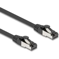 DeLOCK 80572, 2 m, Cat8.1, S/FTP (S-STP), RJ-45, RJ-45, Schwarz