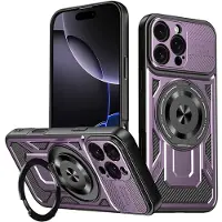 Techsuit - RuggedCam Hülle für iPhone 16 Pro - lila