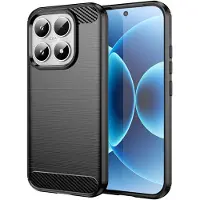 Techsuit – Carbon Silicone Silikonhülle für Xiaomi 17 – schwarz