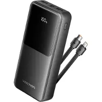 Vention FHPB0, 20000 mAh, 3,7 V, 22,5 W, Schwarz
