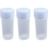 OEM Kunststoffröhrchen mit Deckel – Transparente Aufbewahrungsbehälter – Set mit 100 Stück – 5 ml – Laborbedarf