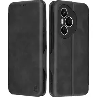 Techsuit – Safe Wallet Plus Schutzhülle im Buchformat für das Honor 400 Pro – Schwarz