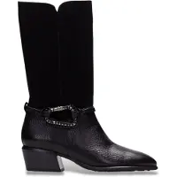 Hispanitas für Damen. PHI254298 Leder-Stiefel Verona schwarz (38), 3 bis 5 cm, Keine, Lässig