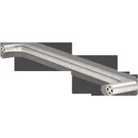 Keuco EDITION 400 Badetuchhalter, verdeckte Befestigung, 600 mm, 11501050600, Farbe: Nickel gebürstet