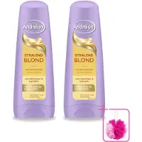 Unilever 2 x Andrélon Stralend Blond Conditioner - 200 ml - Sparpackung - 2 Stücke