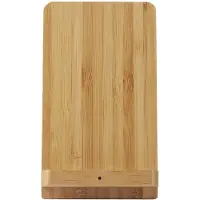 Be Mix Induktions-Ladeständer Bambus 15W Schnellladung Helles Holz