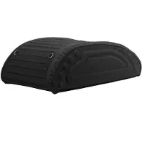 Coast 400L Auto Dachbox Dachkoffer Gepäcktasche mit Transportbändern für Jeeps Autos SUV Schwarz