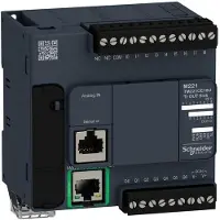 Schneider Electric SPS-Steuerung, Modicon M221, Kompaktformat, 16 E/A, Ethernet, Modbus, 24 VDC, Sink Transistor, Schraubklemmen TM221CE16U