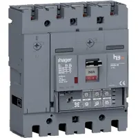Hager HMT251JR Leistungsschalter h3+ P250 LSI 4P4D N0-50-100% 250A 50kA FTC