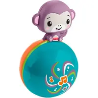 Fisher-Price Lernspielzeug "Lila Musik-Äffchen-Ball", bunt, Lernspielzeug, KinderB:11cm H:19cm L:11cm, Lernspielzeug, mit Musik, B:11cm H:19cm L:11cm