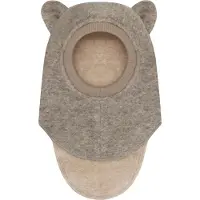 Huttelihut - Kid's Balaclava Ears Wool - Sturmhaube Gr 50 cm - 12-24 Months beige