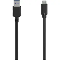 Hama 00300061, 1,5 m, USB C, USB A, USB 3.2 Gen 1 (3.1 Gen 1), 5 Gbit/s, Schwarz