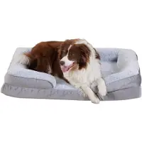 Merkloos Solidchoice – Orthopädisches Hundebett mit abnehmbarem Bezug