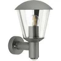 ALBERT LEUCHTEN Außenwandlampe Jorrit, Bewegungsmelder, anthrazit