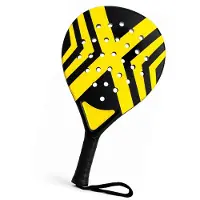 TK Gruppe Padel Tennis Schläger für Anfänger & Fortgeschrittene – Padelschläger Set Erwachsene Profi Racket (Gelb)