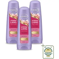 Unilever 3 x Andrélon Conditioner Levendig Lang - 200 ml - Vorratspackung - 3 Stücke