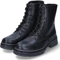 Dockers Schnürstiefeletten Damen Kunstleder Schwarz Größe: 41
