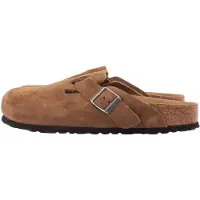 Birkenstock Boston Suede Leather Enge Holzschuhe