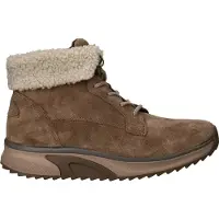 Gabor Schnürboots , Damen, Gr. 41, wärmend, beige, Veloursleder, Schuhe Schnürboots, Herbstboots, High Top-Sneaker mit herausnehmbarer Innensohle