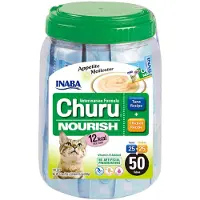 Inaba Churu Nourrish 50x14g mit Thunfisch und Huhn für Katzen