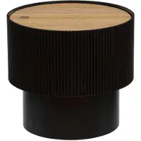 Merkloos Omgoods – Moderner, schwarzer Couchtisch Enola aus MDF