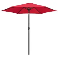 Merkloos Omgoods – Sonnenschirm für den Garten mit Kurbel und UV-Schutz für den Außenbereich