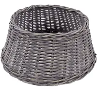 Westmann Rattan Weihnachtsbaum Rock Santa -1 Grau Ø 65 cm