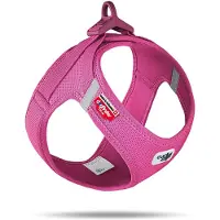 Merkloos Solidchoice – Atmungsaktives Hundegeschirr mit Klickverschluss in Fuchsia