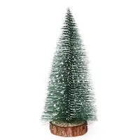 Sonstiges Künstlicher Weihnachtsbaum Mini 2er Set 25cm Grün PVC/Holz