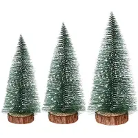 Sonstiges Künstliche Mini-Weihnachtsbäume 9 Stück Grün 15-25cm Tischdeko Basteln