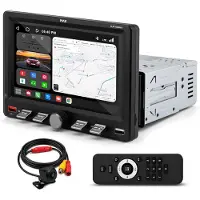 Pyle 1DIN Autoradio Wireless Apple CarPlay Android Auto 7 Zoll Touchscreen Bluet