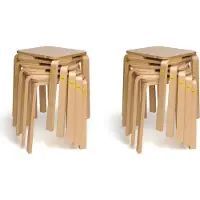 Erzi Hocker aus Formholz, 10er Paket