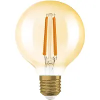 Osram 80 E27 LED-Glühbirne mit bernsteinfarbenem Glühfaden, 60 W warmweiß