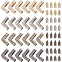 Merkloos Solidchoice – Set mit 24 dekorativen Eckverstärkungen für Handtaschen