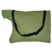 Merkloos Laubsack Ersatzsack Laubbläser Laubsauger - Grün - 1 Stück - Reißverschluss, Bodenentleerungsklappe